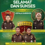SELAMAT DAN SUKSES ATAS PROMOSI DAN JABATANKEPALA SUBSEKSI